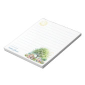 Bloc-note Lapins de Pâques mignons personnalisés (Tourné)
