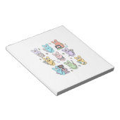 Bloc-note Lapins Groovy Bonbons Échographie Tech Pâques Sono (Incliné)