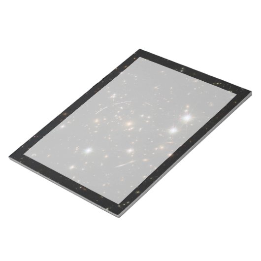 Bloc-note L'Arc Sunburst Dans Un Gros Cluster Galaxy (Incliné)