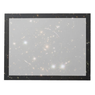 Bloc-note L'Arc Sunburst Dans Un Gros Cluster Galaxy