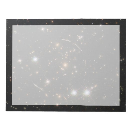 Bloc-note L'Arc Sunburst Dans Un Gros Cluster Galaxy (Devant)