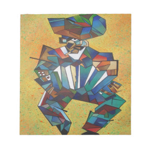 Bloc-note L'art cubiste accordioniste
