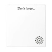 Bloc-note L'art kaléidoscope du premier volume quinze (Devant)