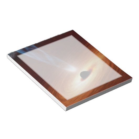 Bloc-note L'art spatial de l'astronomie de trous noirs (Incliné)