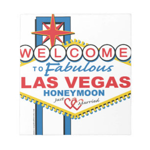 Bloc-note Las Vegas Honeymoon retro