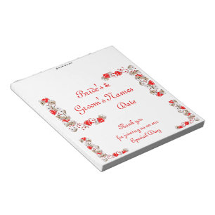 Bloc-note Las Vegas Mariage Candy Bar Wrapper Party Favorise