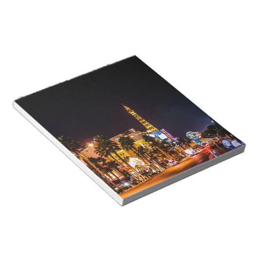 Bloc-note Las Vegas Night Lights Strip Eiffel Tower Casino (Incliné)