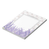 Bloc-note lavande, élégant, moderne, tendance, floral (Tourné)