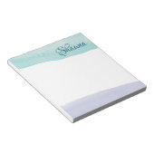 Bloc-note Laver d'aquarelle bleu et violet (Incliné)