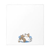 Bloc-note Laze Furr Days - Cute Lazy Cats Design (Devant)