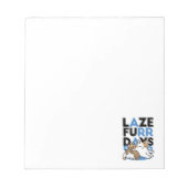 Bloc-note Laze Furr Days - Cute Lazy Cats Design (Devant)