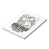 Bloc-note Laze Furr Days - Cute Lazy Cats Design (Tourné)