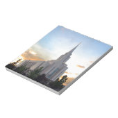 Bloc-note LDS Utah Temple sunset (Tourné)