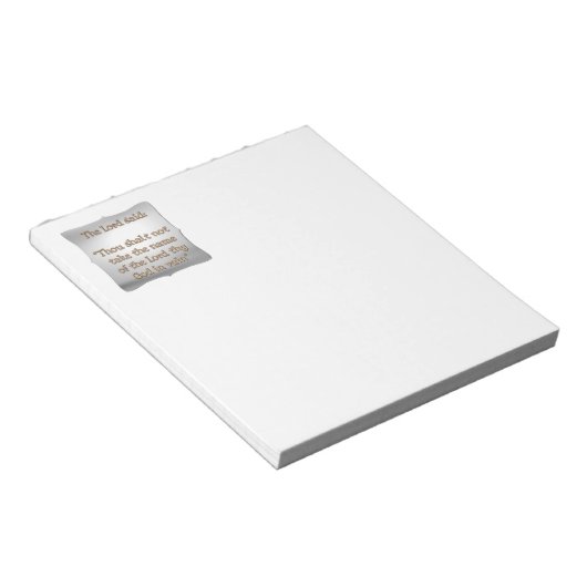 Bloc-note Le 2e commandement (Incliné)