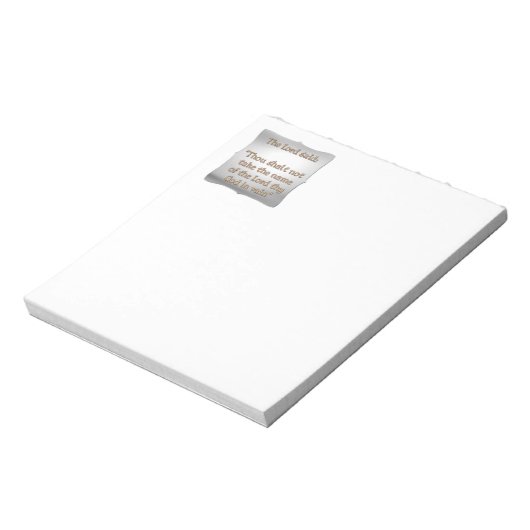 Bloc-note Le 2e commandement (Tourné)