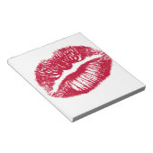 Bloc-note Le Baiser, les lèvres rouges (Incliné)