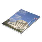 Bloc-note Le bâtiment de la Cour suprême des États-Unis à (Tourné)