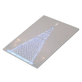 Bloc-note Le bleu allume l'arbre de Noël (Incliné)