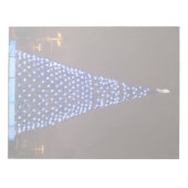 Bloc-note Le bleu allume l'arbre de Noël (Devant)