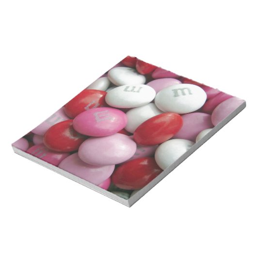 Bloc-note Le bonbon de Saint-Valentin (Tourné)