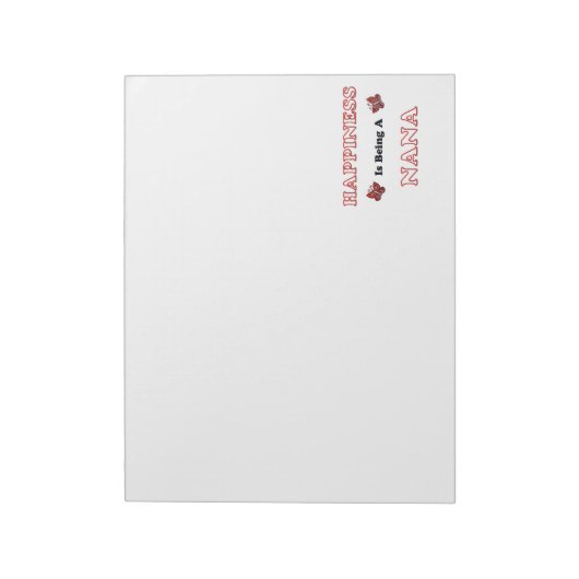 Bloc-note Le Bonheur Est Être Une Nana (Tourné)