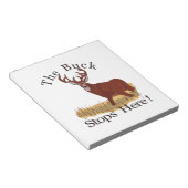 Bloc-note Le Buck S'Arrête Ici ! (Incliné)