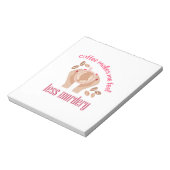 Bloc-note Le café me fait me sentir moins meurtrier et drôle (Tourné)