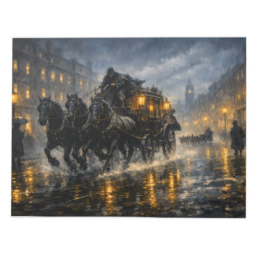Bloc-note Le Carrosse Revenant — Lumière orageuse des damnés (Devant)