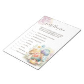 Bloc-note Le champignon capricieux devine le prix (Incliné)