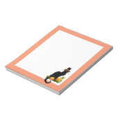 Bloc-note Le Chat Noir Thanksgiving and Pilgrim Turkey (Tourné)