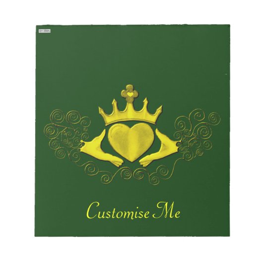 Bloc-note Le Claddagh (Or) (Devant)