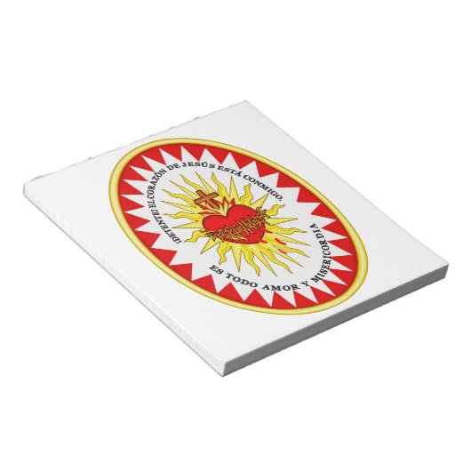 Bloc-note Le Coeur le plus sacré de Jésus (Incliné)