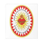 Bloc-note Le Coeur le plus sacré de Jésus (Devant)