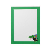 Bloc-note Le Conversation Noir Avec Arbre de Noël et Cadeaux (Tourné)