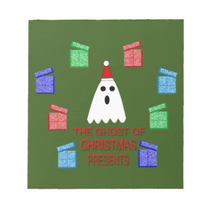 Bloc-note Le Fantôme des Cadeaux de Noël Drôle
