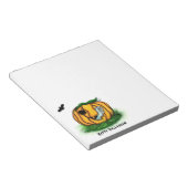 Bloc-note Le fantôme d'Halloween, chauve-souris, fantôme et  (Incliné)