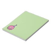 Bloc-note Le glaçage de rose de beignet d'anniversaire (Tourné)