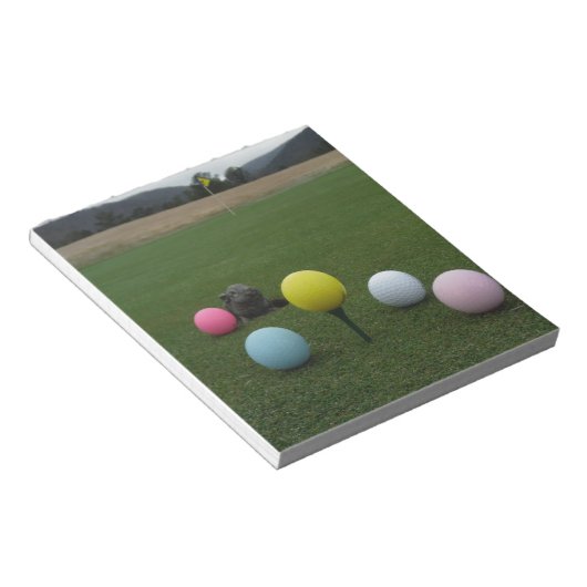 Bloc-note Le golf de Pâques (Incliné)