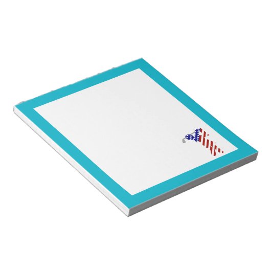 Bloc-note LE GOLF DES FEMMES Patriotiques (Incliné)