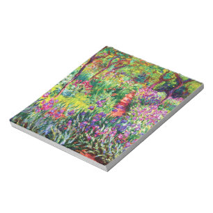 Bloc-note Le jardin d'Iris à Giverny par Claude Monet