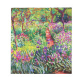 Bloc-note Le jardin d'Iris à Giverny par Claude Monet (Devant)