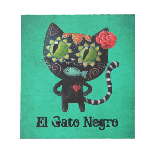 Bloc-note Le jour du chat noir mort (Devant)