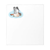 Bloc-note Le Kestrel américain en vol (Devant)