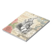 Bloc-note Le lapin blanc Alice au pays des merveilles (Tourné)