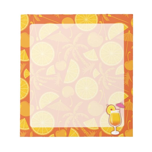 Bloc-note Le lever du soleil de Tequila (Devant)
