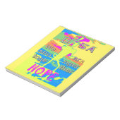 Bloc-note Le meilleur USA Hope Hillary forte ensemble (Tourné)