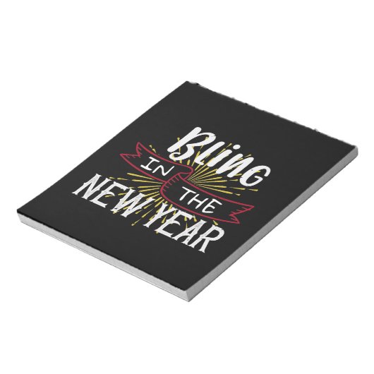 Bloc-note Le Nouvel An (Tourné)