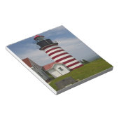 Bloc-note Le parc d'État du phare de West Quoddy Head est le (Incliné)