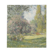 Bloc-note Le Parc Monceau - Claude Monet (Devant)