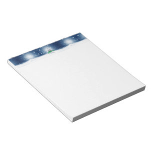 Bloc-note Le personnage de bonhomme de neige de Noël adorabl